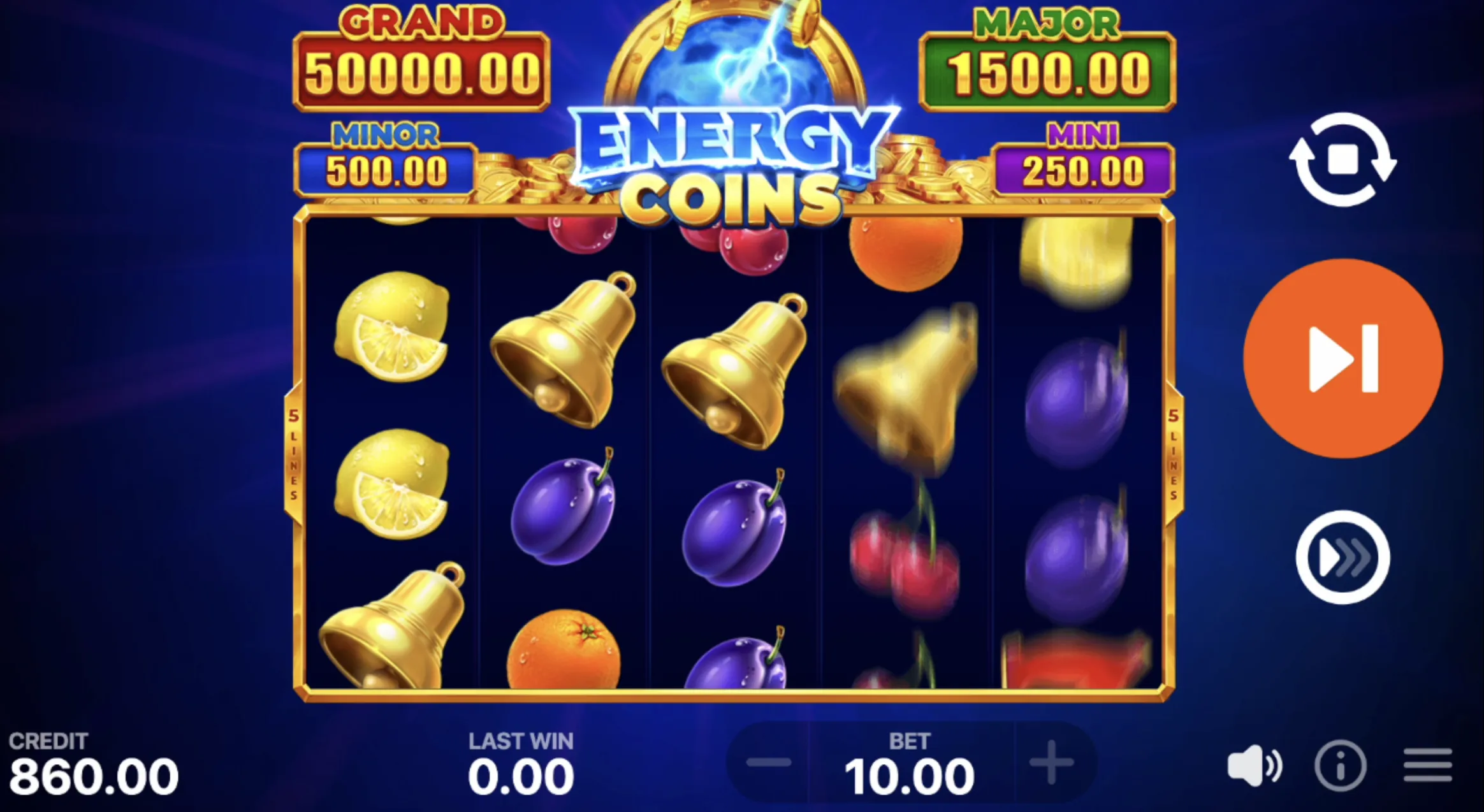Energy Coins: Hold and Win demo